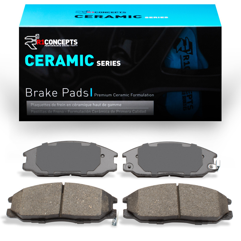 Hyundai Santa Fe Brake Pads - Front - R1 Concepts - Ceramic - `01-`09